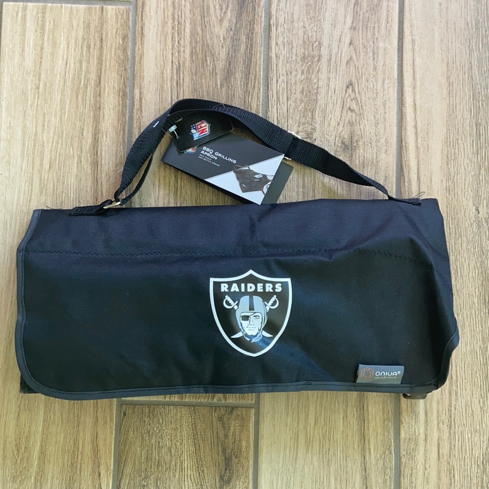 Raiders bbq grilling apron